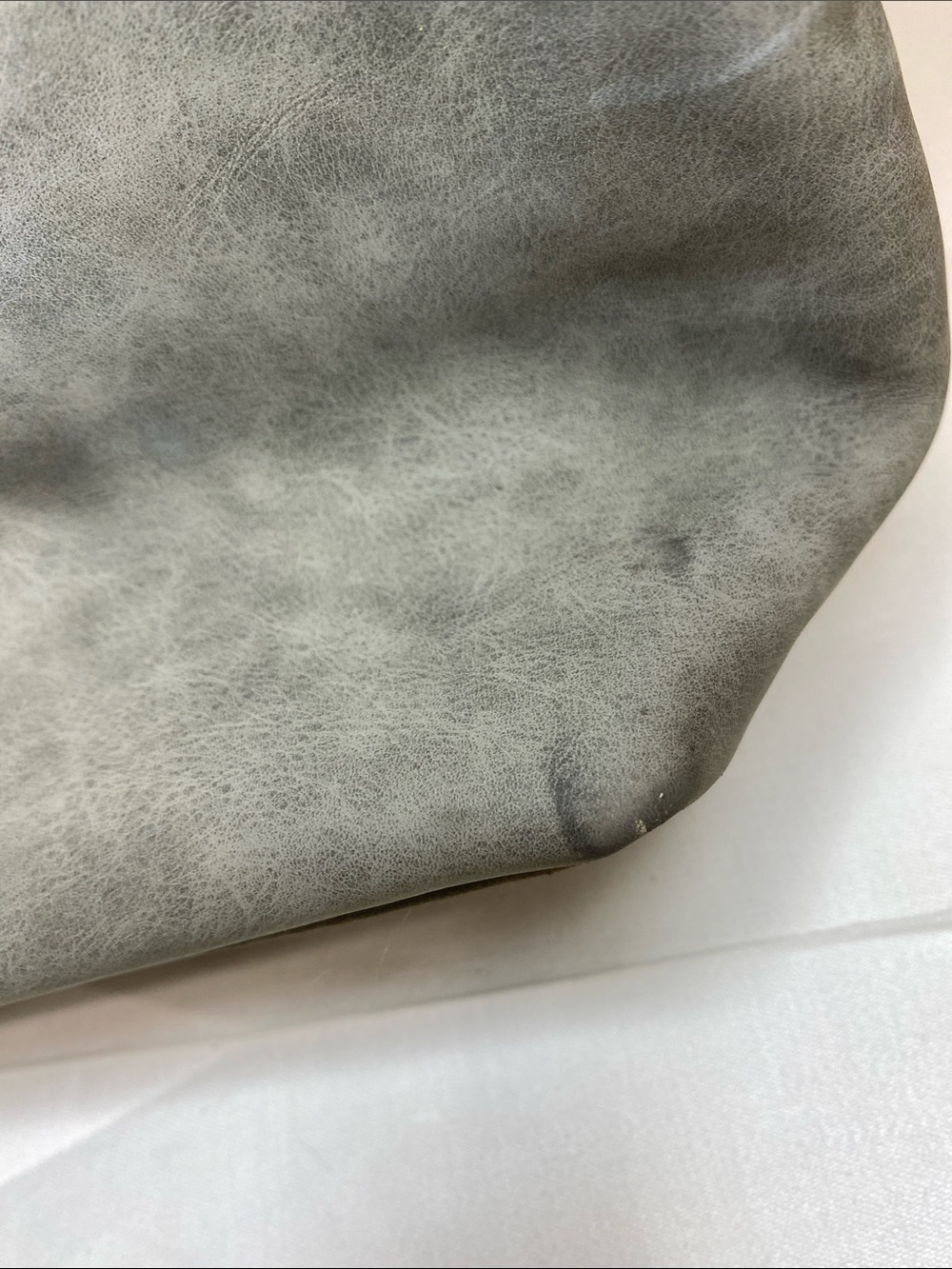 boc Gray Suede-Style hobo Shoulder Crossbody Bag adjustable strap - Picture 5 of 15
